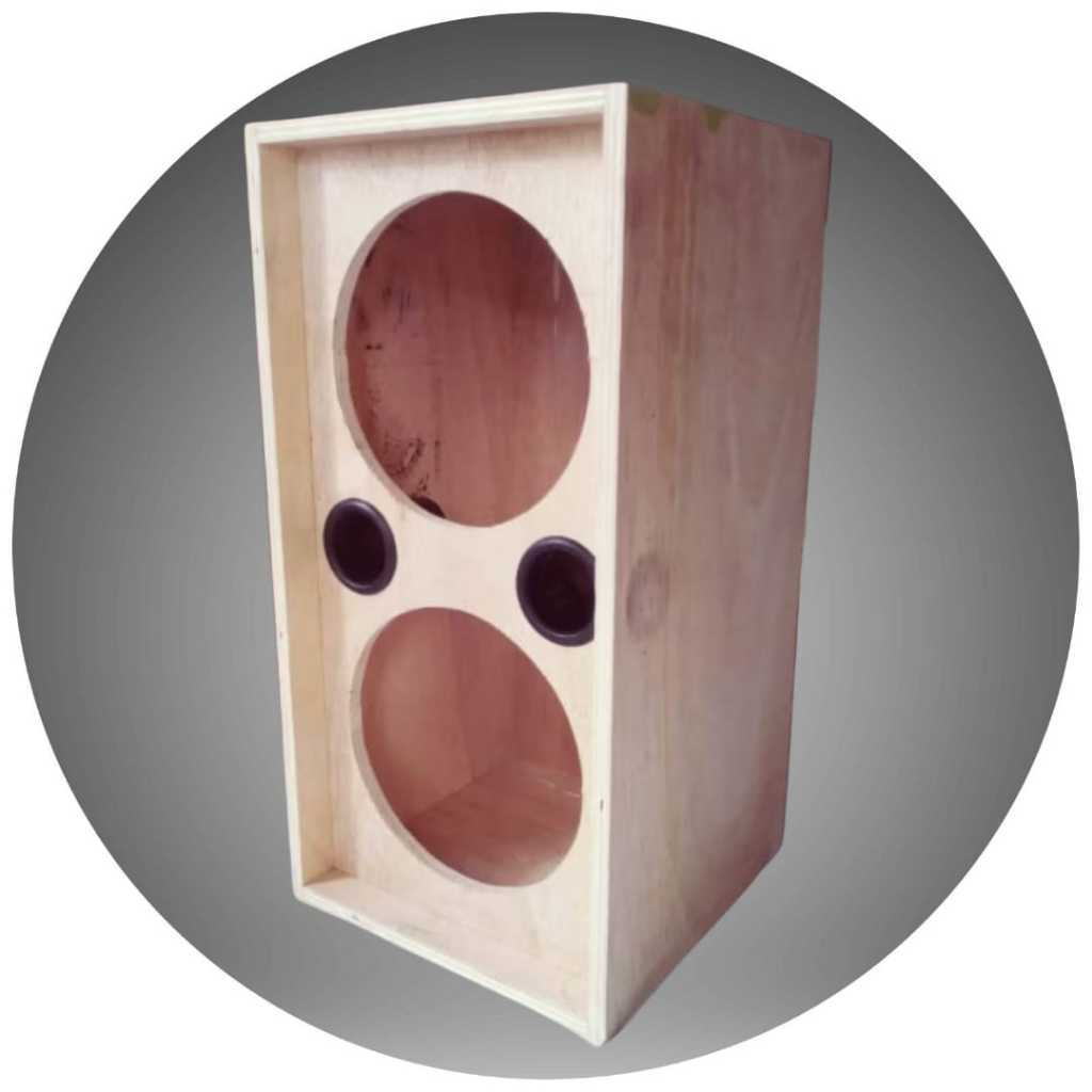 Box speaker 8 inch double triplek 9 mm