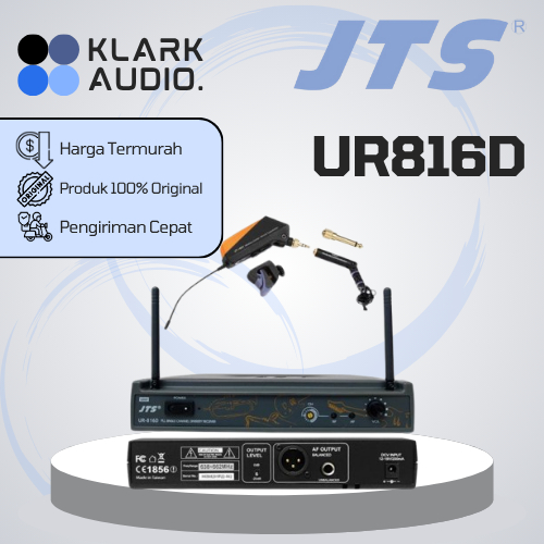 JTS UR816D UT16GT 508G Mic Microphone Wireless Bass Biola Saxophone ORIGINAL