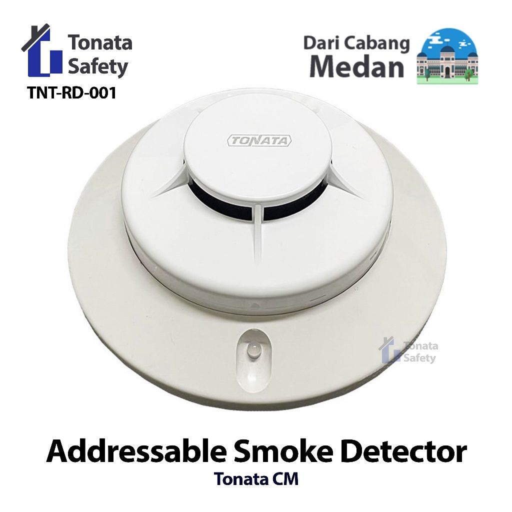 Full Addressable Smoke Detector Photoelectric Tonata CM