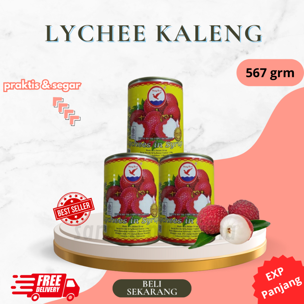 leci kaleng/leci herring/herring brand/buah leci kaleng
