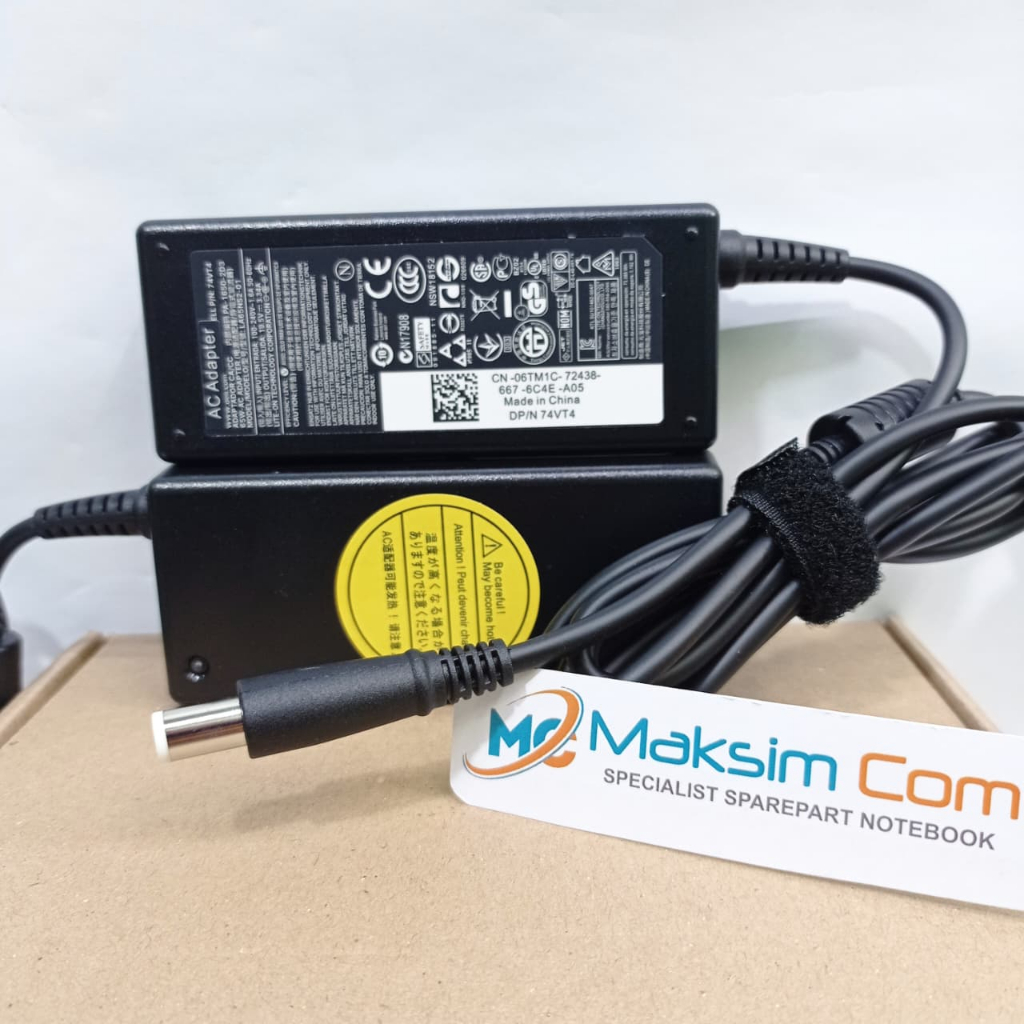Charger Adaptor Dell Precision M4500 Series 19.5V-3.34A 65W JARUM -MC