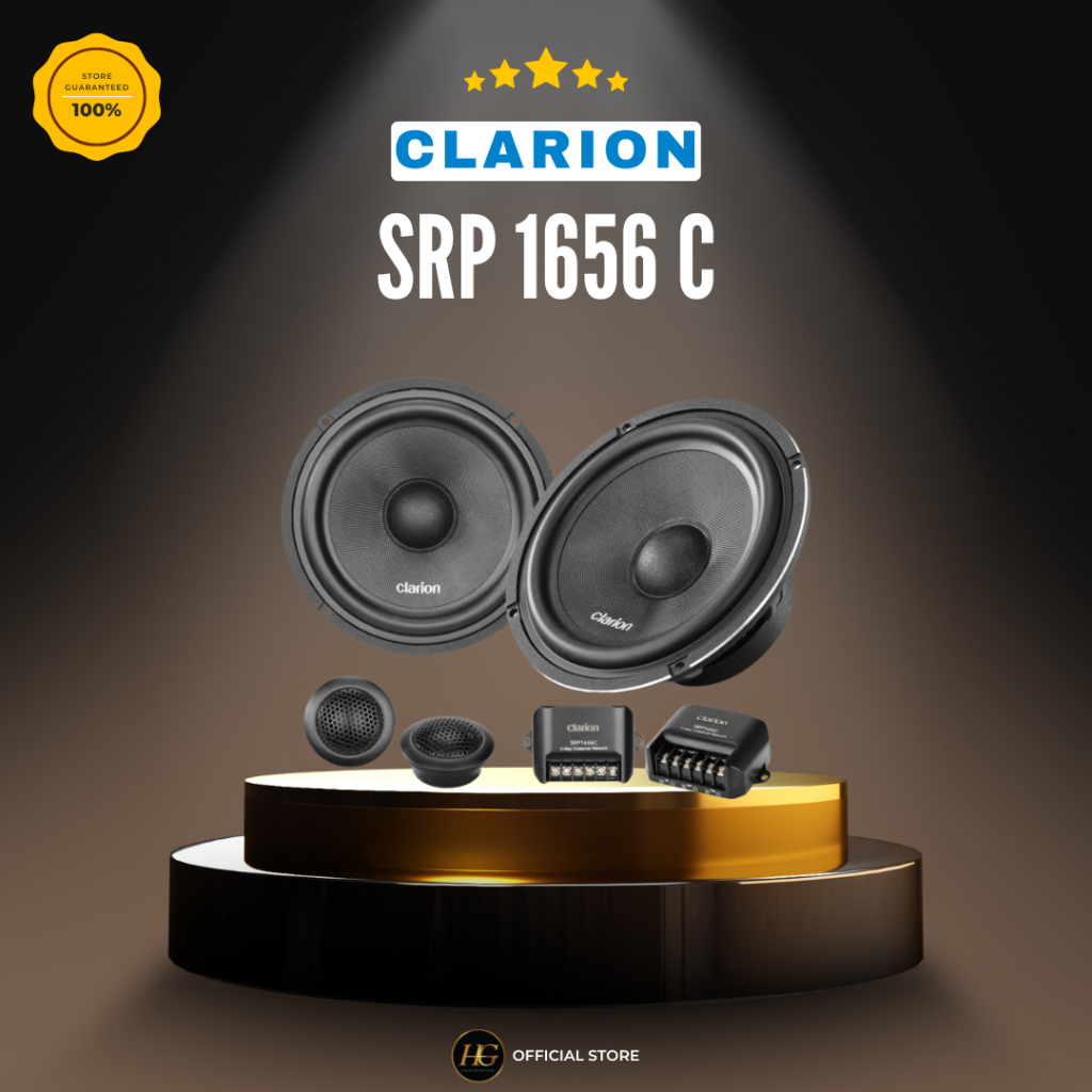 Speaker 2 Way 6.5 Inch Clarion SRP 1656 C