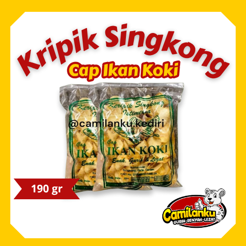 kripik singkong cap ikan koki 190gr