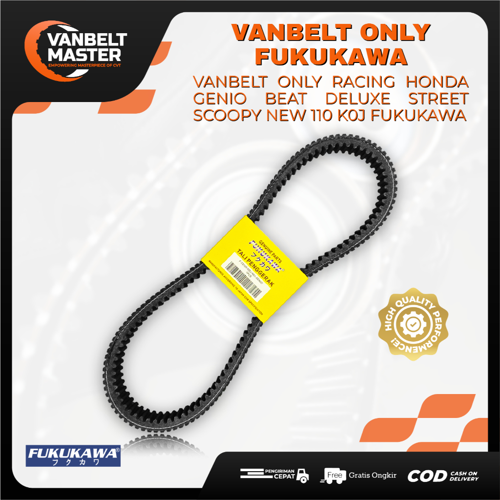 Fukukawa Vanbelt V belt Fanbelt Beat Deluxe Genio Scoopy 110 New Street K0J K1A K2F