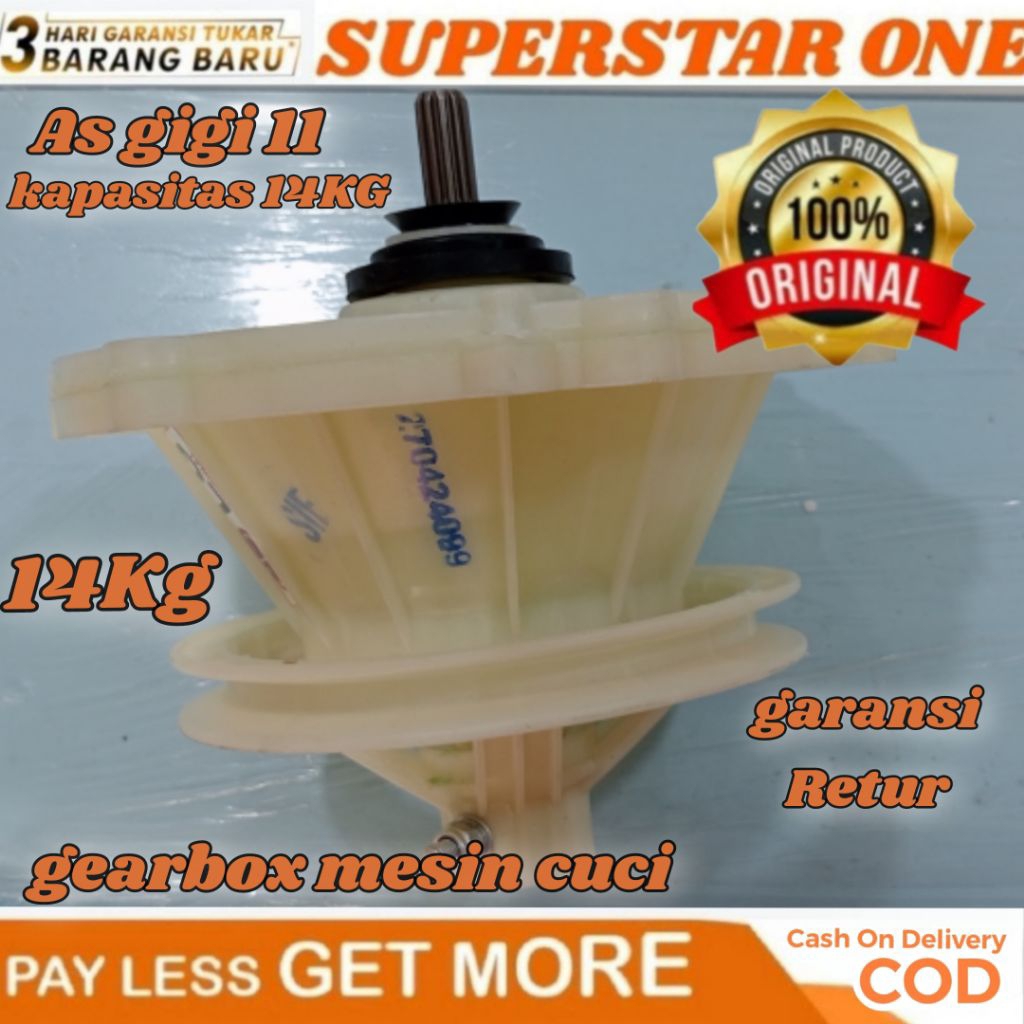 Gearbox/girbox/gearbok/girbox mesin cuci LG kapasitas 14kg/14 kg