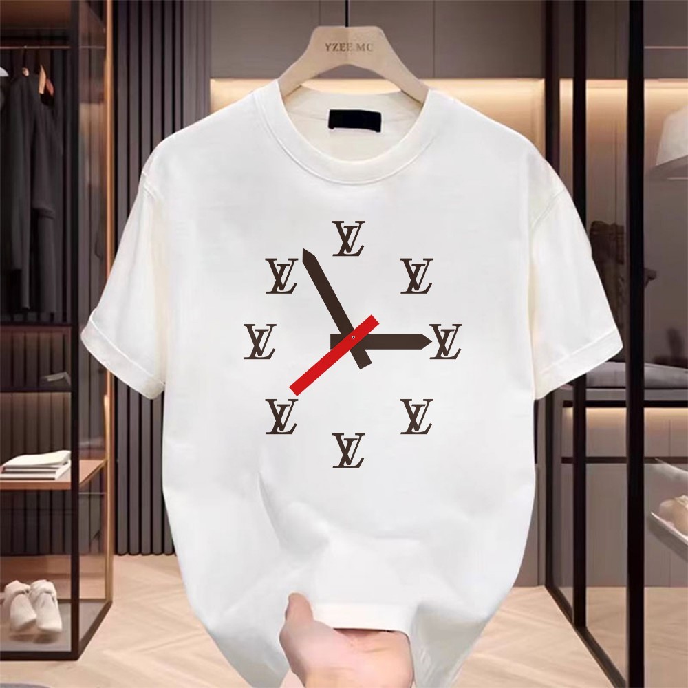 ⭐ COD ⭐ T Shirt Pria baju kaos pria kaos cowok kaos branded pasangan putih yang fashion untuk bersam