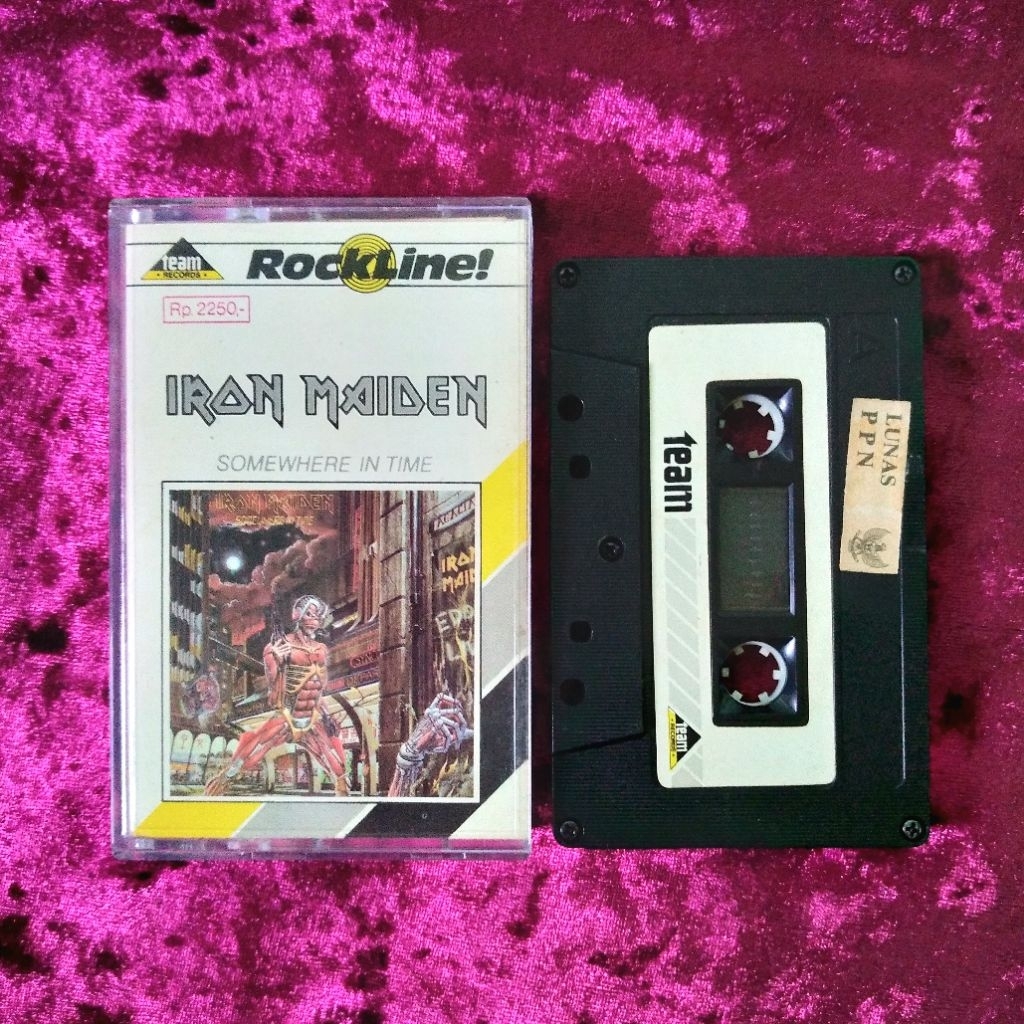 Kaset Iron Maiden - Somewhere In Time (Rockline)