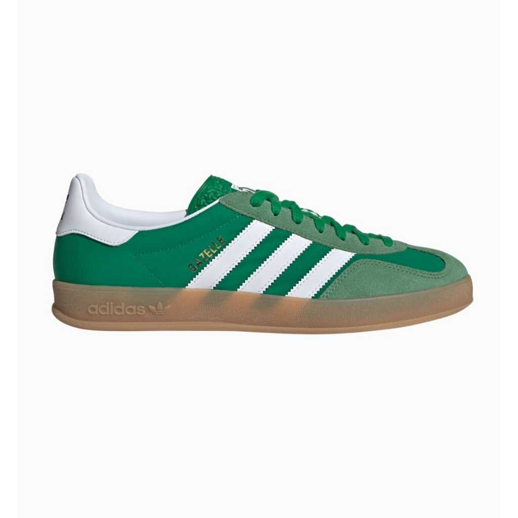 SEPATU CASUAL ADIDAS GAZELLE INDOOR Green/Gum ORIGINAL 100% IE6605