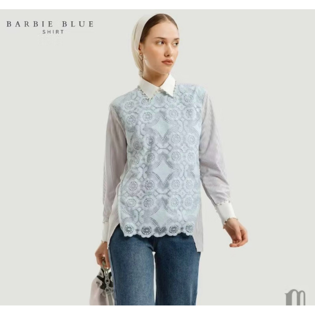 Mehr Hijab - Barbie Blue Shirt (Preloved)