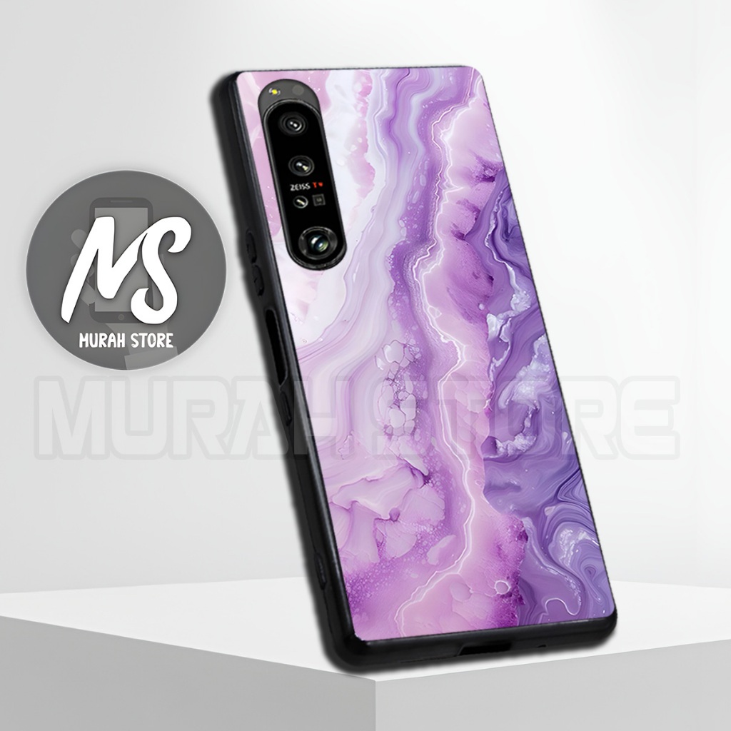 MS21/ Softcase Karet  SONY XPERIA 1 MARK 2/ MARK 4/ XPERIA 5 MARK 3 / Motif Mozaik / Casing HP / Sil