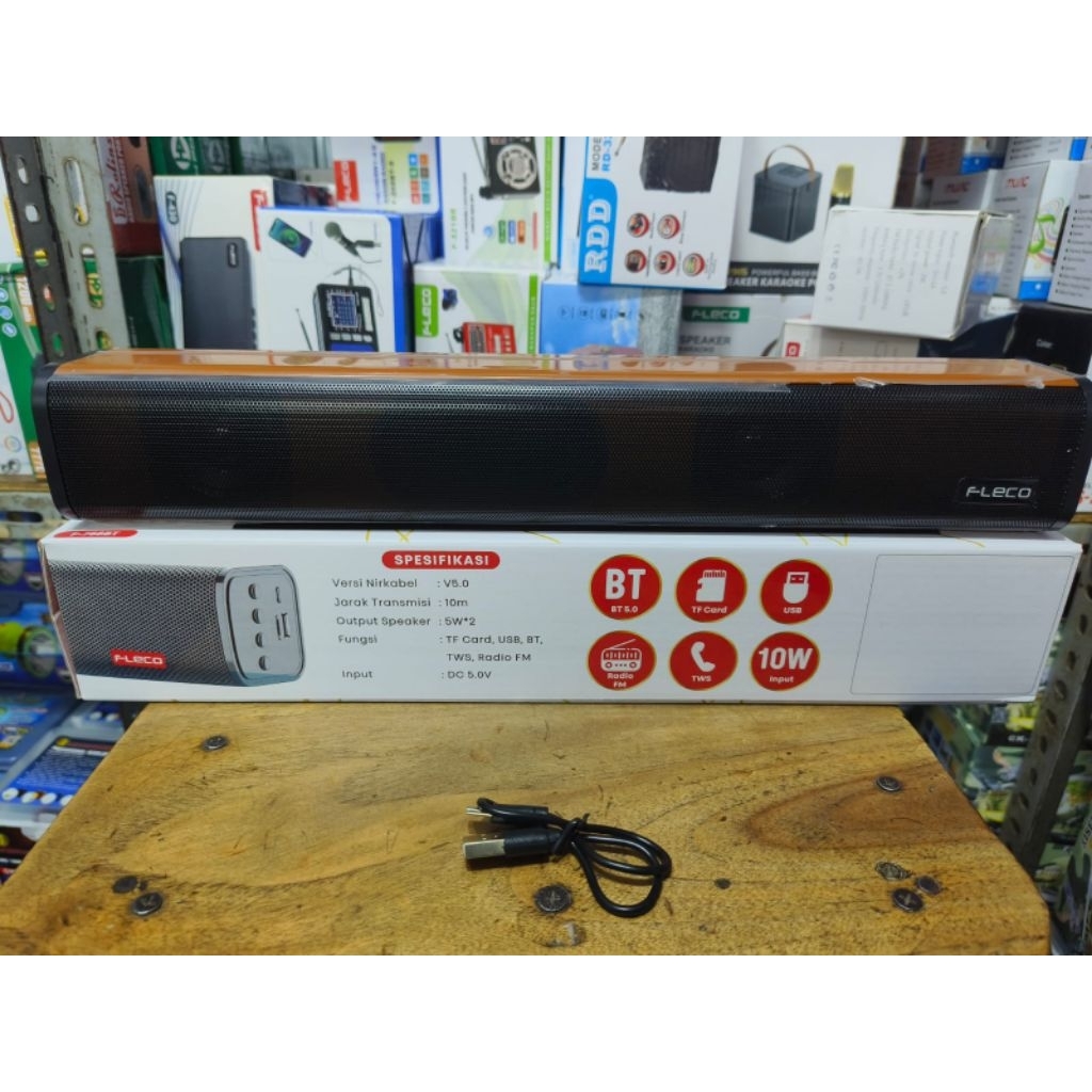 FLECO F-788BT Speaker Digital X-BASS / Speaker Soundbar Bluetooth