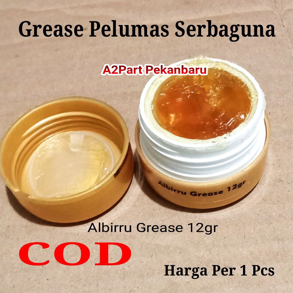 Gemuk Grease Stempet Pelumas Serbaguna Kemasan 12gr