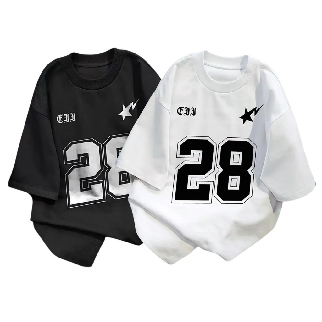INFILESS T-shirt Vintage Jersey No 28 - Kaos Unisex