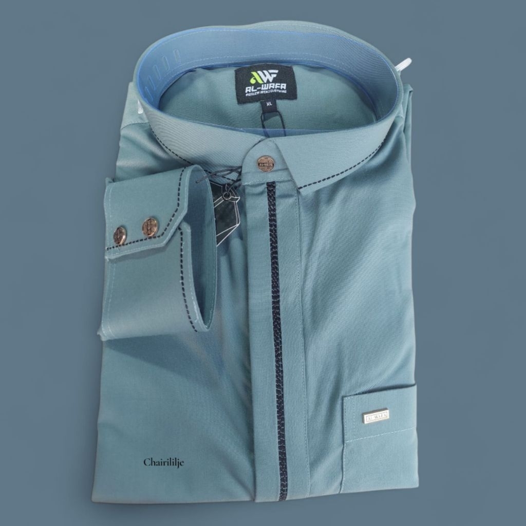 gamis al wafa/jubah al wafa/gamis al wafa resleting