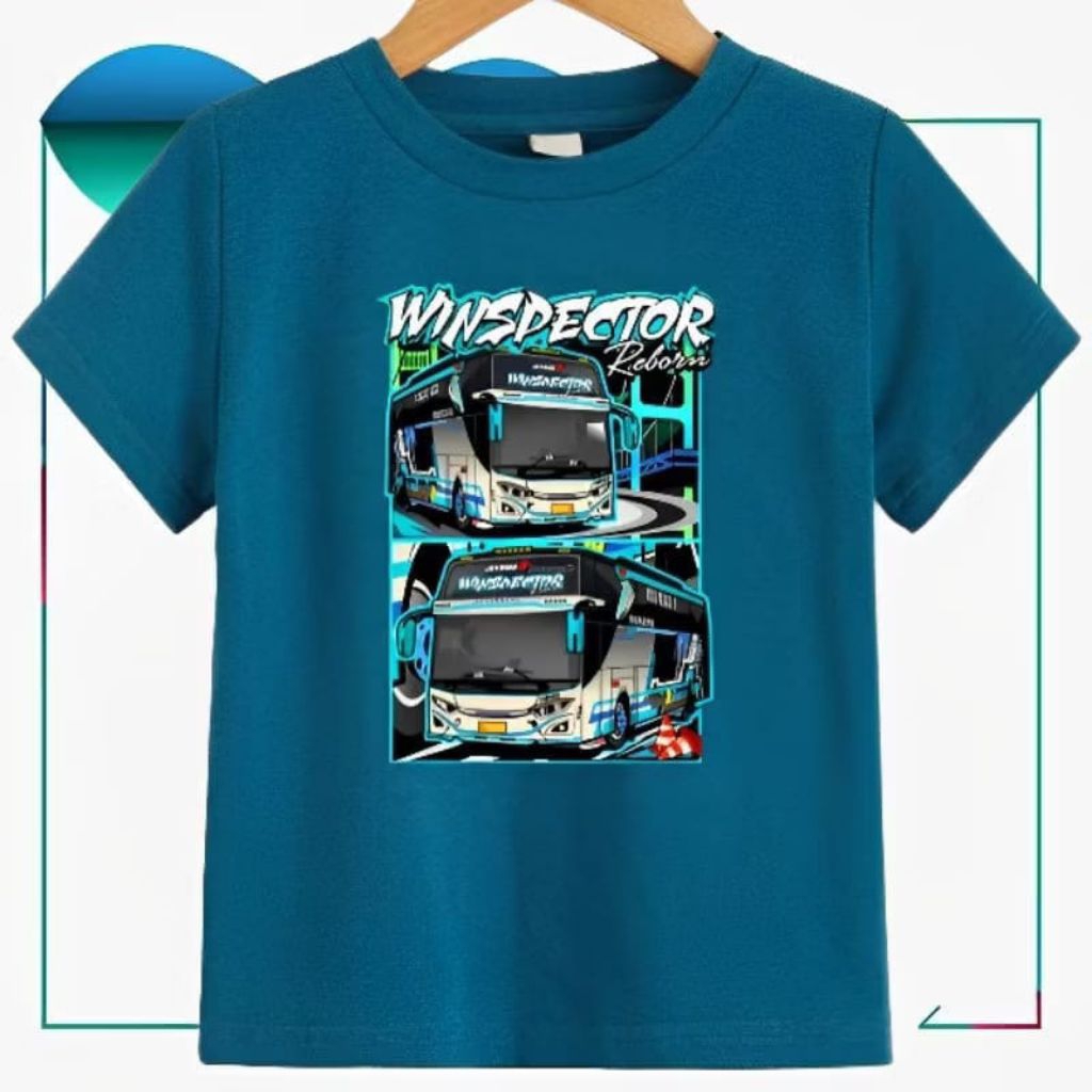 kaos anak bus winspector winspector cwek/cwok