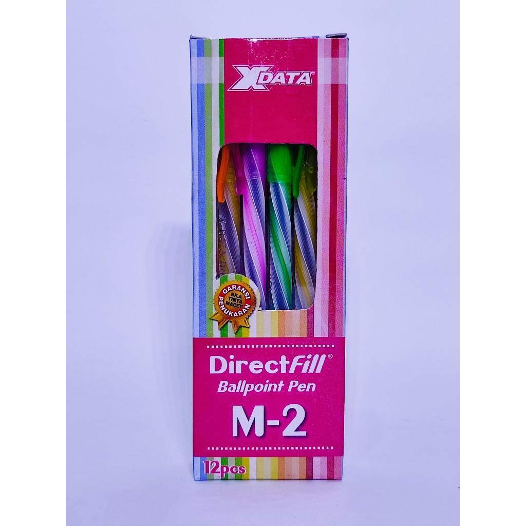 Pulpen Ulir Xdata M1 M2 1pak | Bolpen ulir xdata | Bolpen lilin XData 1 pak