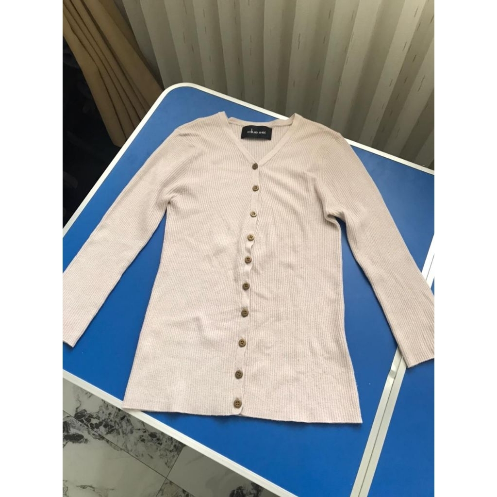 cardigan outer baby pink premium preloved