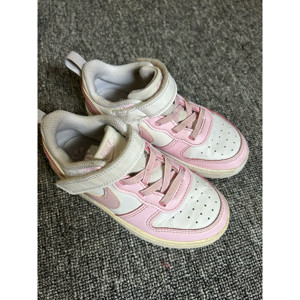 Sepatu anak nike court borough low pink