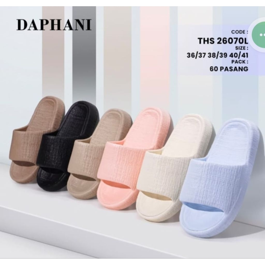 Sandal Wanita Selop Eva Ringan Anti Slip Empuk