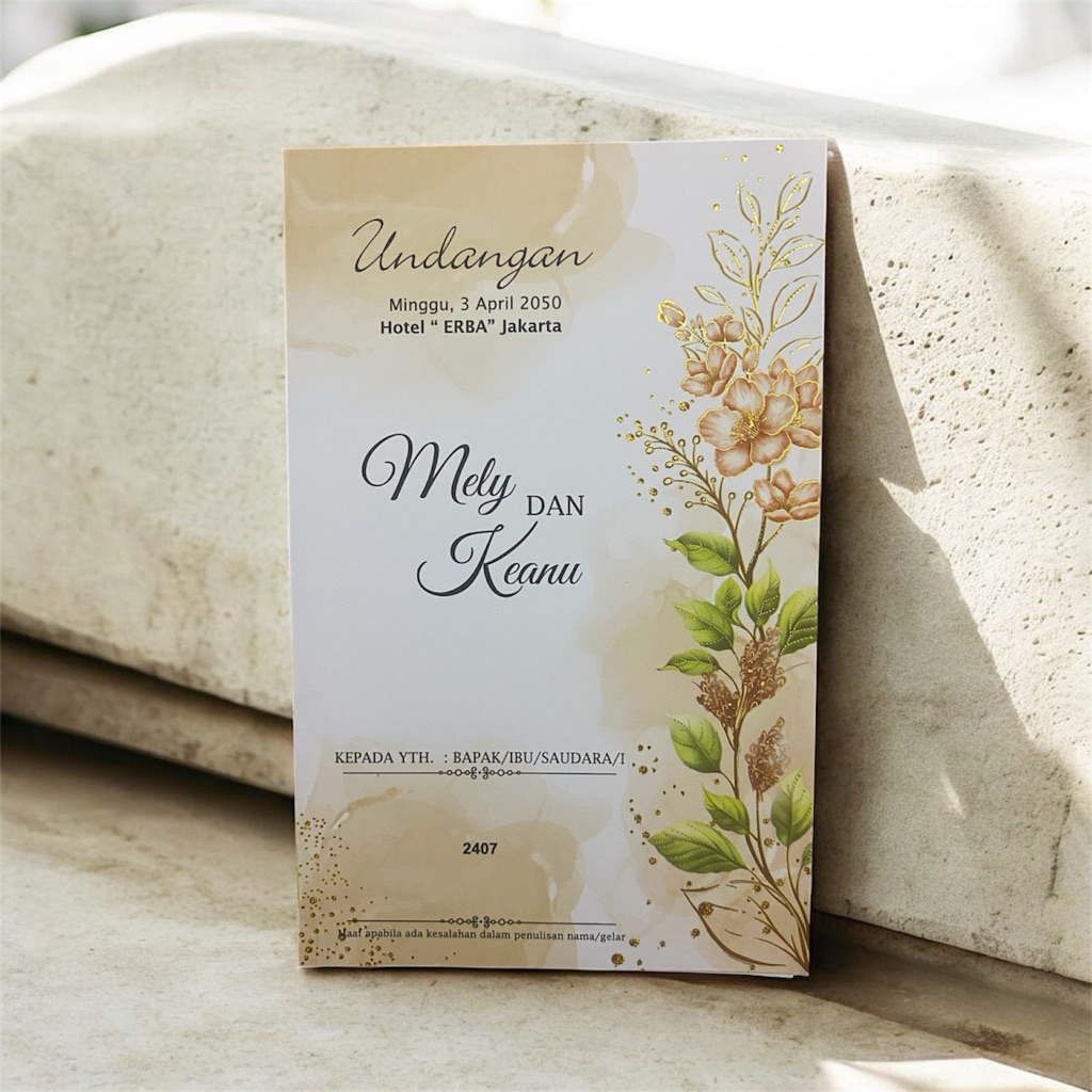 blangko undangan kosongan ERBA 2407