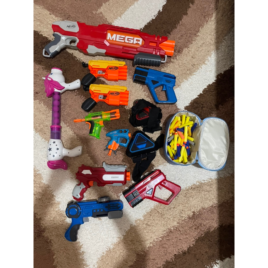 PRELOVED MAINAN ANAK LAKI LAKI PISTOL MAINAN