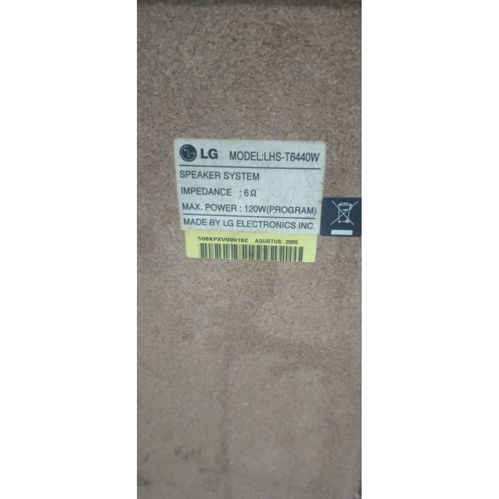 subwoofer bawaan home theater lg