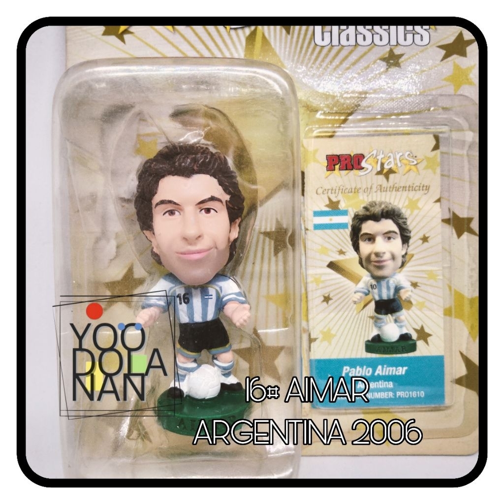 16# AIMAR - ARGENTINA 2006 CORINTHIAN PROSTARS FIGURE PEMAIN BOLA
