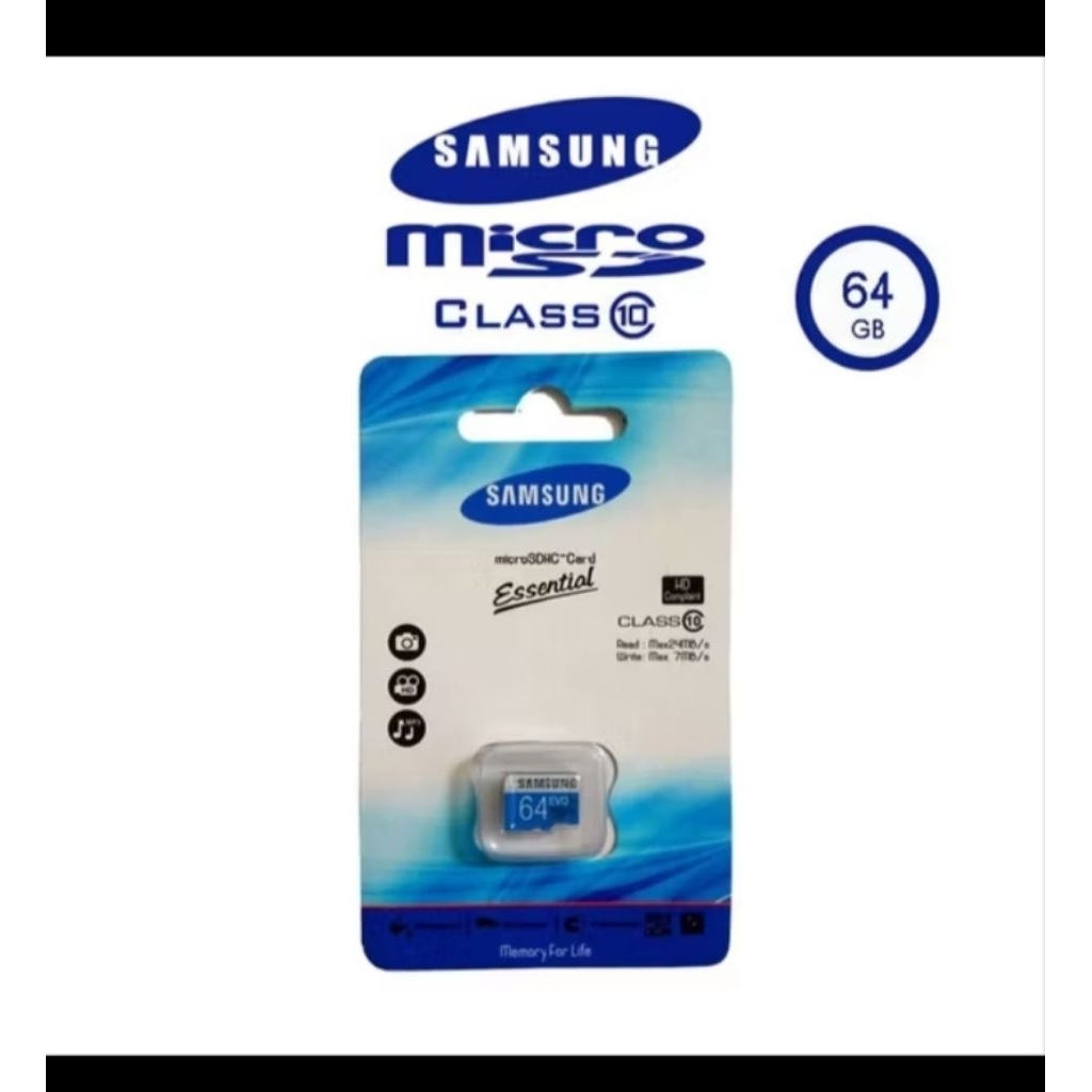 Memori Samsung 64 Gb/ Memory Card Samsung 64Gb Mmc/Micro SD