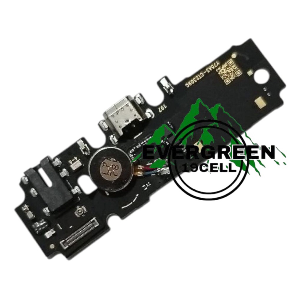 PAPAN PCB KONEKTOR CHARGER VIVO V7 / Y75 + CON H/F + MIC KONEKTOR CAS VIVO Y75 / V7