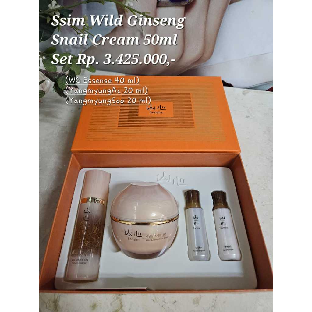 Jutanhak Sansim Wild Ginseng Snail Cream