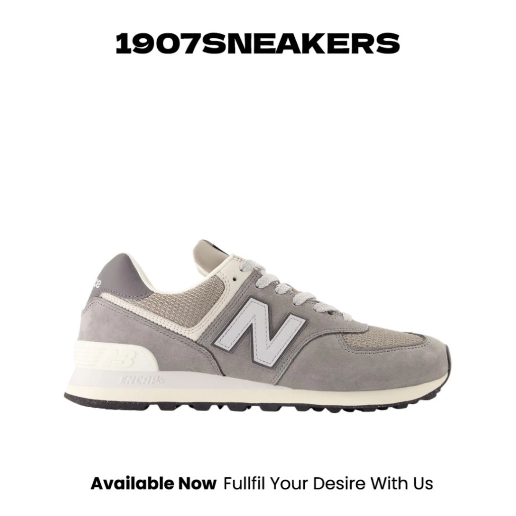 Sepatu Sneakers Pria New Balance 574 - Grey NEWU574SNV