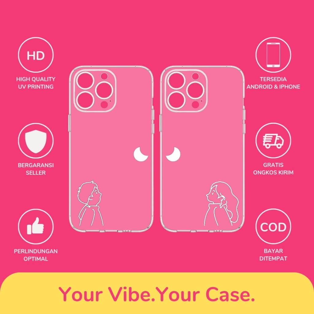 Custom Case Chibi Cute Couple 9 All Type Hp