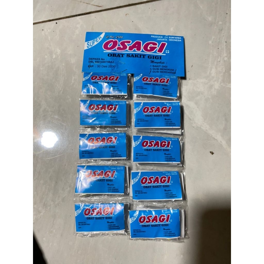 OSAGI obat sakit gigi 100% ampuh