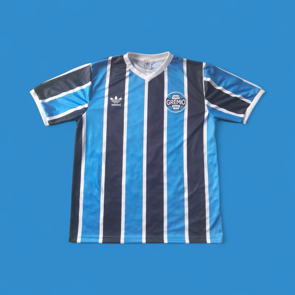 Jersey Retro Gremio 80s Classic Vintage Blockcore