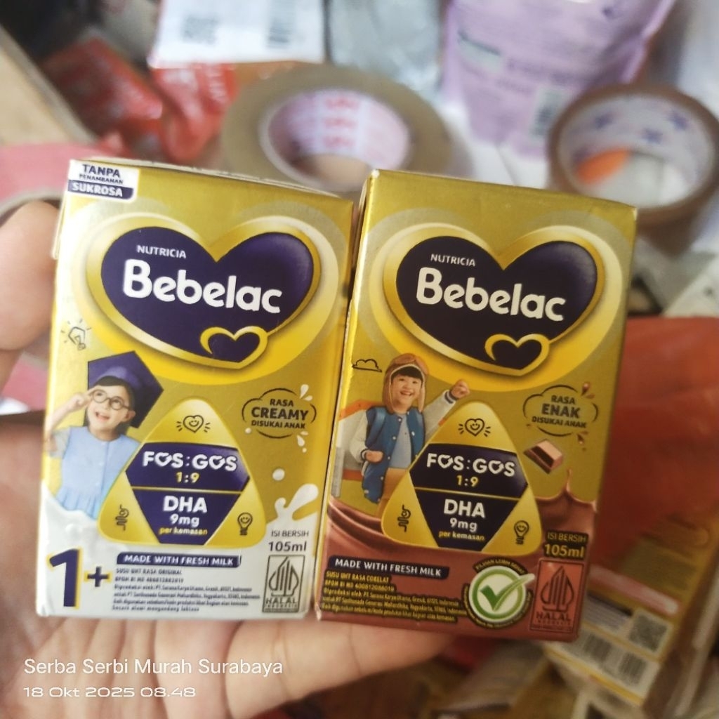 susu formula cair bebelac kotak 105ml
