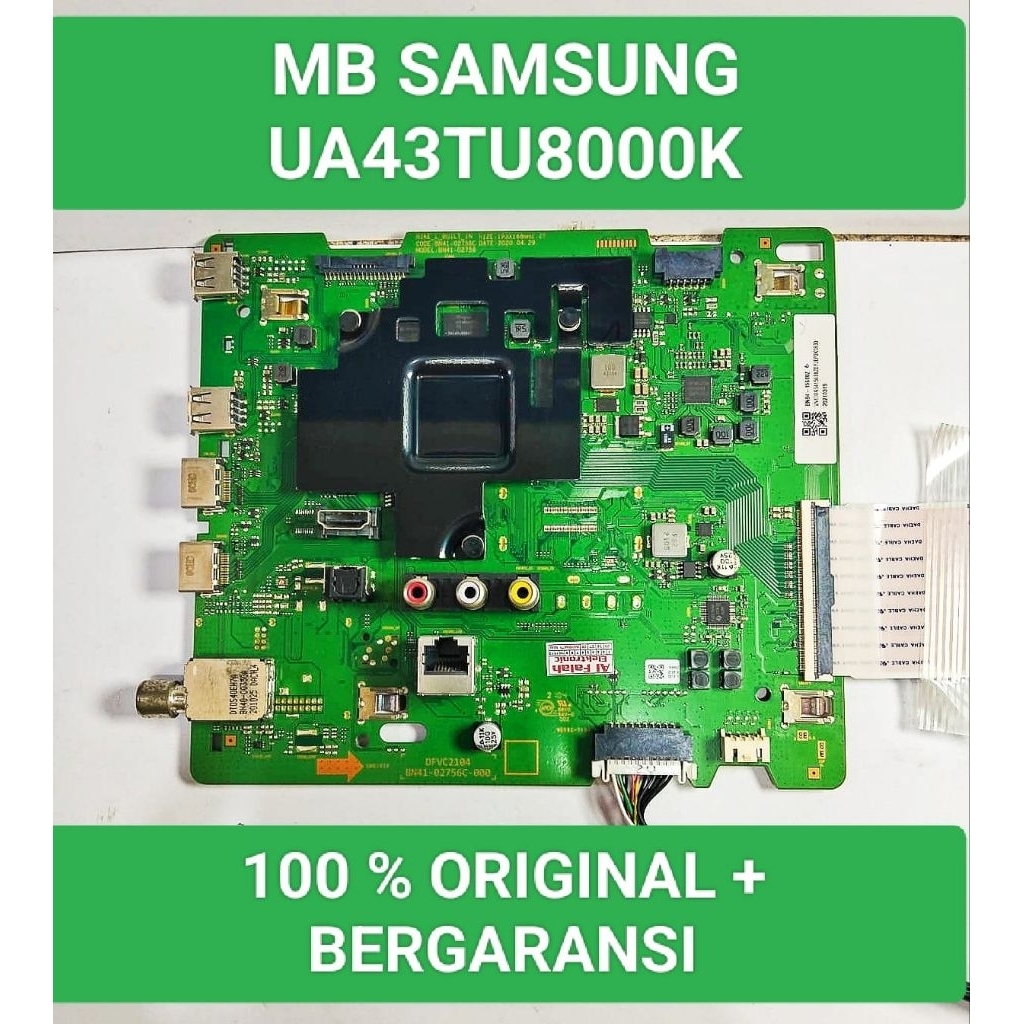 Mb Samsung UA43TU8000K Mainboard Samsung UA43TU8000K Mesin Samsung UA43TU8000K Modul Samsung UA43TU8