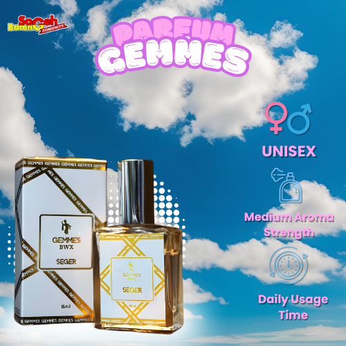 PARFUM GEMMES BWX SEGER 15 ML- Tahan Lama Hingga 12 Jam
