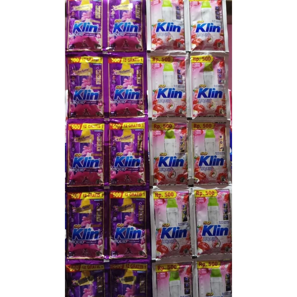 SOKLIN LIQUID SATU RENCENG ECERAN