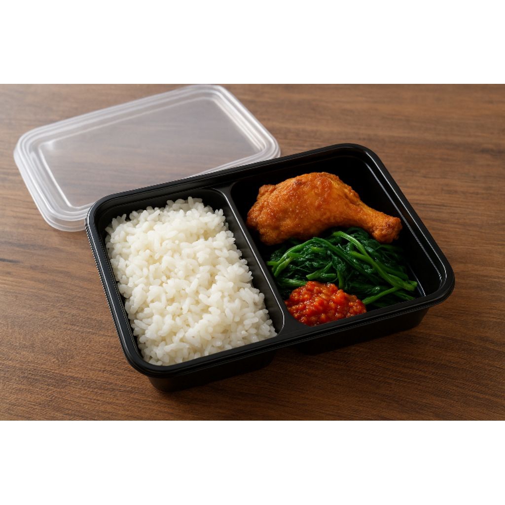 3PCS wadah makanan/misting/ompreng MBG