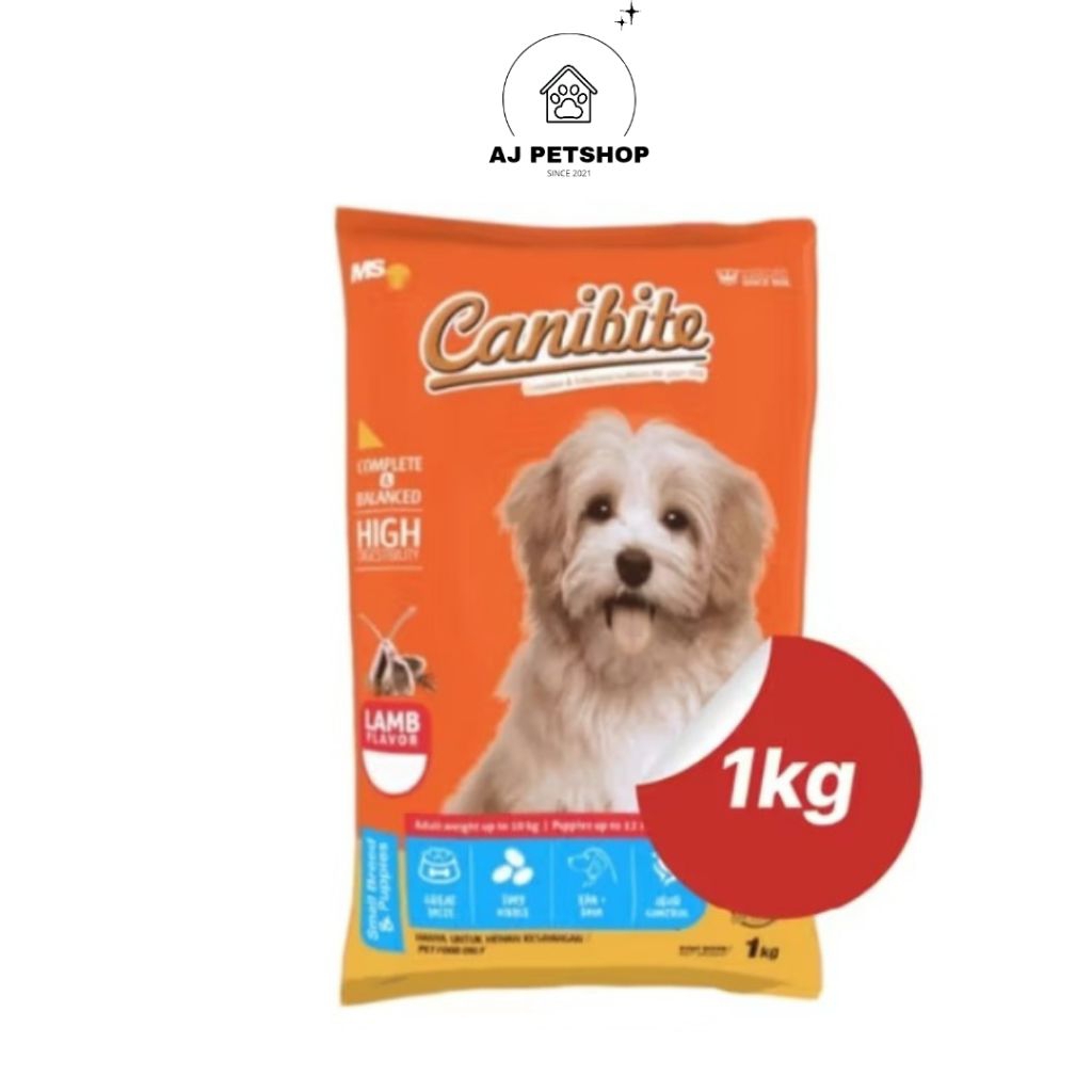 MAKANAN ANJING CANIBITE PUPPY | MAKANAN ANAK ANJING - 1 KG