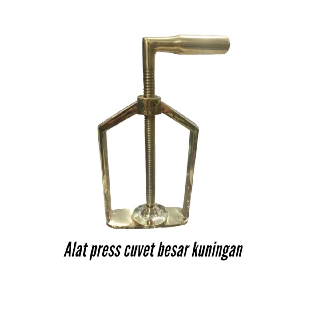 Alat press cuvet besar kuningan