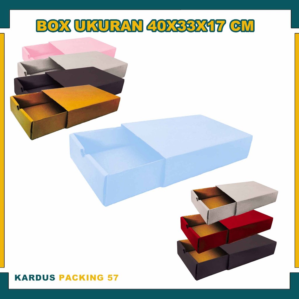 Box 40x33x17 Cm / Box Slide / Box Tas / Box Hampers