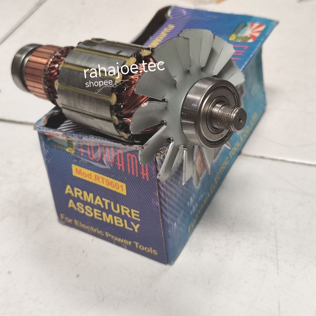 RT9601 Armature Fujiyama Mesin Profil Kayu Angker Router RT 9601 Rotor tanpa dus