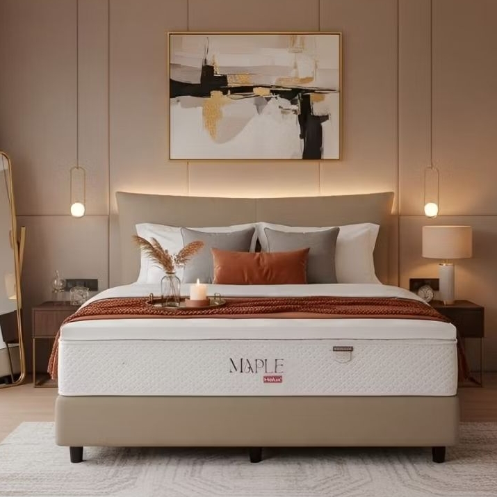 Maple by Helux - Matras Kasur Springbed Orthopedic Keras Helux Maple Fullset/ Divan/ Matras