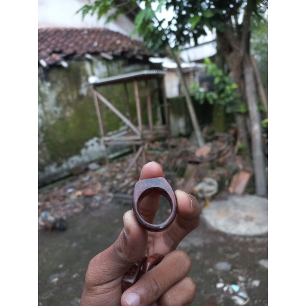 cincin kayu natural stigi asli original