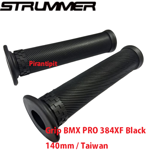 STRUMMER Grip BMX PRO 384XF Black 140mm Taiwan / Hand Grip BMX TAIWAN / Hand Grip Taiwan Noleb Grip 