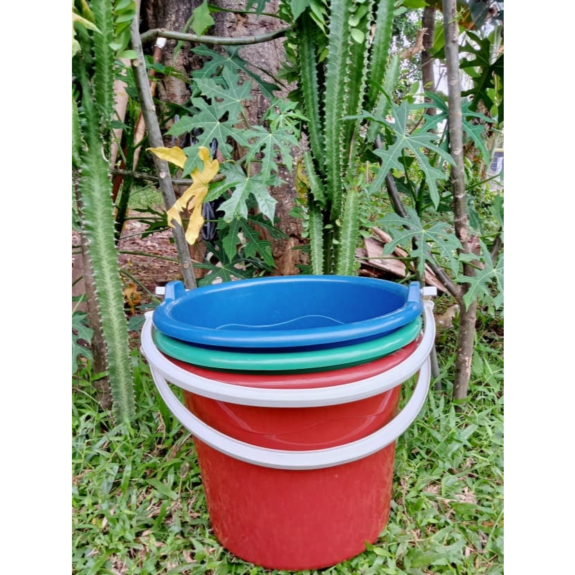 3PCS Ember Air Ember Cuci Ember Plastik /Plastik Warna Warni Termurah / Ember Plastik / Ember Kecil 