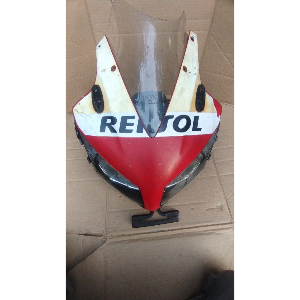 fairing kedok lampu depan speedometer 1set honda cbr 150 k45 lokal mata dua original real pic