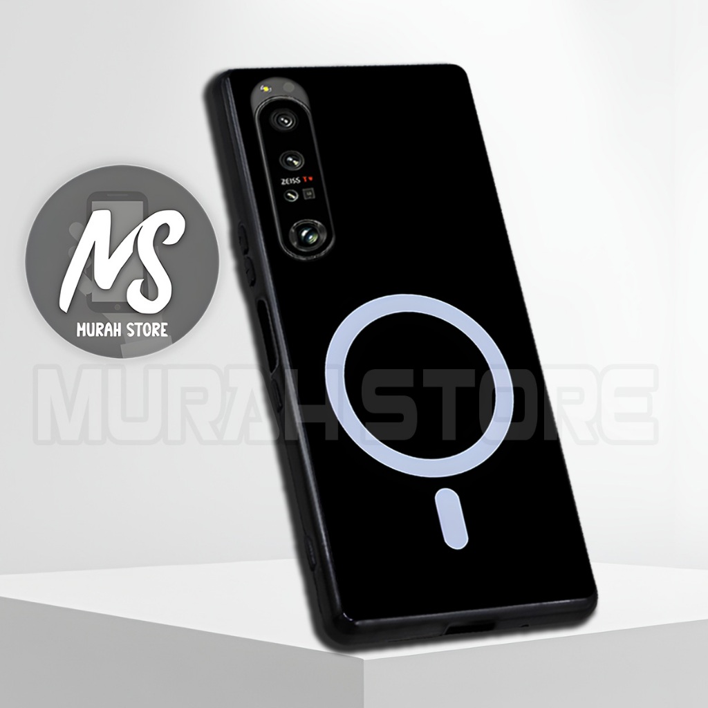 MS31/ Softcase Karet  SONY XPERIA 1 MARK 2/ MARK 4/ XPERIA 5 MARK 3 / Motif Magsafe / Casing HP / Si