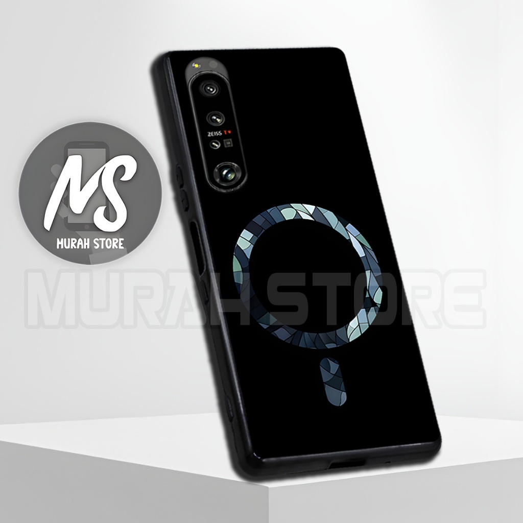 MS32/ Softcase Karet  SONY XPERIA 1 MARK 2/ MARK 4/ XPERIA 5 MARK 3 / Motif Magsafe / Casing HP / Si